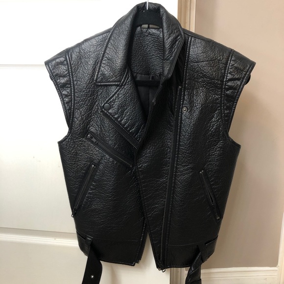 Jackets & Blazers - Faux leather vest